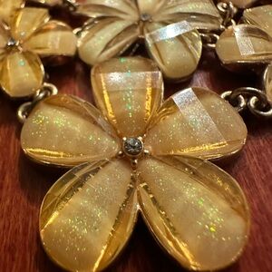 Gold Floral Necklace